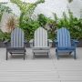 HDPE Folding Adirondack Chair