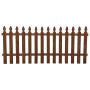 42" x 8' Brown Pressure Treated Gothic Picket Fence Panel