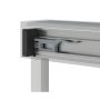 Incognito Tub Door 57 56-59 x 56 3/4" Chrome 8mm