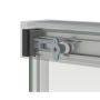 Incognito Tub Door 57 56-59 x 56 3/4" Chrome 8mm