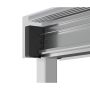 Incognito Tub Door 57 56-59 x 56 3/4" Chrome 8mm