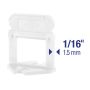 1/16" Tile Leveling Clips-100/Pack