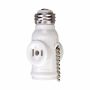 Socket Adapter With Pull Chain And Outlet