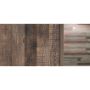 48" AS-IS BRAND Wood Walls Rustic Corner