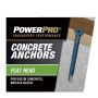 1/4 x 1-1/4 Concrete Screw Flat Head Torx-100/Pack