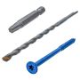 1/4 x 4 Concrete Screw Flat Head Torx-100/Pack
