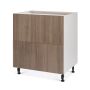 30" 2 Large Drawers Base Cabinet Thermofoil