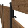 72'' Matte Black Steel U-Channel With Spacers-2/Pack