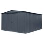 Space Maker 10'x12'x6' Electro Galvanized Metal Shed Anthrac