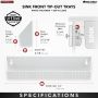 Polymer Tip-Out Trays for Sink Base Cab With Soft Close