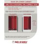 Polymer Tip-Out Trays for Sink Base Cab With Soft Close