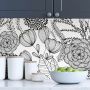 Black Secret Garden Peel & Stick Wallpaper