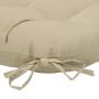 15" x 15" Tufted Chair Pad With Ties-Assorted