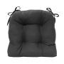 15" x 15" Tufted Chair Pad With Ties-Assorted