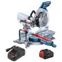 Profactor 18V Surgeon 10” Dual-Bevel Slide Miter Saw Kit