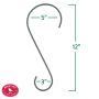 Perky-Pet 12" Metal Bird Feeder Hook
