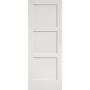 30" x 80" 3 Panel Shaker Interior Door