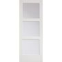 32" x 80" 3 Panel Clear Interior Door