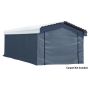 Arrow Carport Enclosure Kit 12 x 20