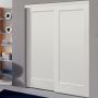 Sliding Madison Primed White Frame 60" x 80 1/2"