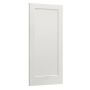 Sliding White Lacobel Laminated Grey Frame 48'' x 80-1/2''