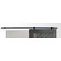 Sliding Kit 605 Black Steel Track And Hardware 78-3/4"
