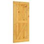 37 x 84 x 1-3/8 Texan Door Natural Pine