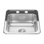 Stainless Steel Bar Sink Top Mount Single