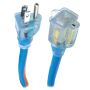 Blue/Orange Outdoor Extension Cord Strip 12/3 30.48M