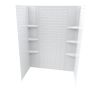 Contemporary Subway Acrylic Appliqué Tub Surround-80"