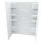 Contemporary Vertical Acrylic Appliqué Tub Surround-80"