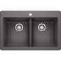 Dohna 210 Double Bowl Drop In Sink