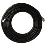 50' RG6 Coaxial Cable With Ground Wire-Black