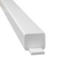 1-5/8'' x 2'' x 6' Square White Handrail And Filet