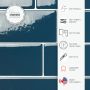 Metro Smart Tile Mosaik-4/Pack