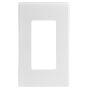 Decora Screwless Wallplate Single Gang-White