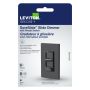 SureSlide Slide Dimmer With Preset Switch Black