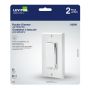 Decora Rocker Slide Dimmer White-2/Pack