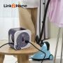 Link2Home 25ft Cord Reel 16AWG 3 Outlets 2 USB Grey