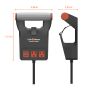 Link2Home Power Handle 20ft. 14AWG 2 Outlets 2 USB Black