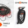 Link2Home Power Handle 20ft. 14AWG 2 Outlets 2 USB Black