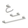 Mikah 3 Piece Bath Kit-Brushed Nickel