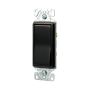 Black Decorator Switch 15A 120/277V 1P