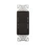 Black Decorator Switch 15A 120/277V 1P