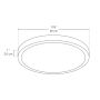 12" LED 5CCT Slim Flushmount