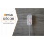 8’ Fabric Cord With 3 Outlets (Grey)