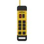 Yellow Jacket 8-Outlet Power Block, 6’ Cord, USB