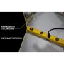 Yellow Jacket 9-Outlet Metal Strip, 5’ Cord