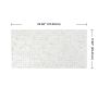 XL Minimo Marble Smart Tile Mosaik-2/Pack