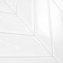 XL Chevron White Smart Tile Mosaik-2/Pack 